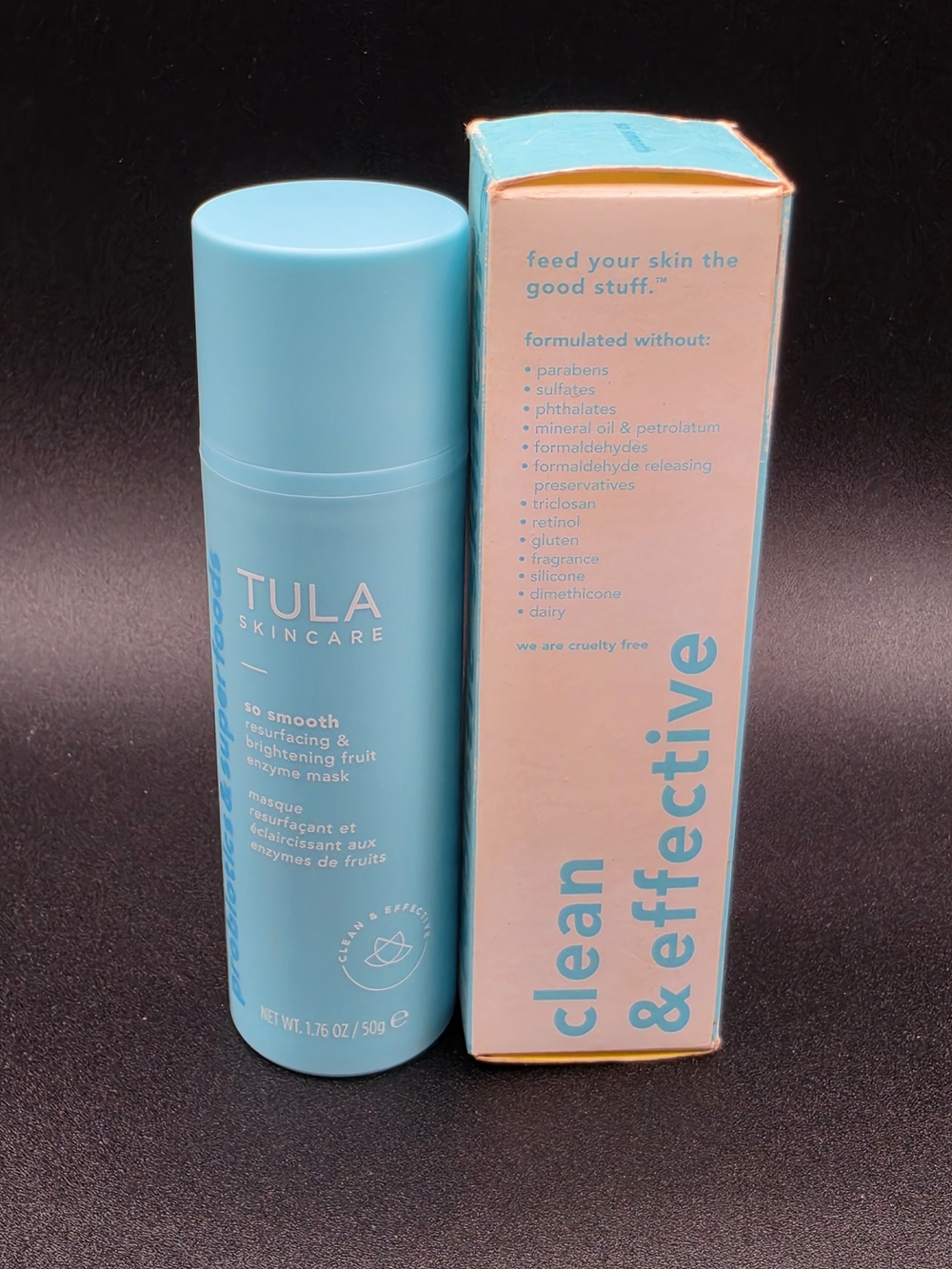 TULA Skincare So Smooth Resurfacing & Brightening Fruit Enzyme Mask - Blue